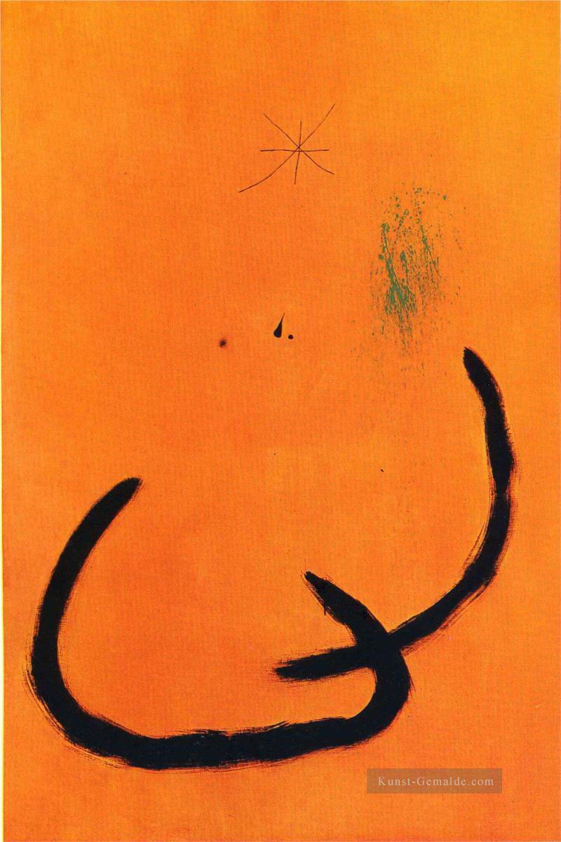 Goutte auf der Weide Rose Joan Miró Ölgemälde